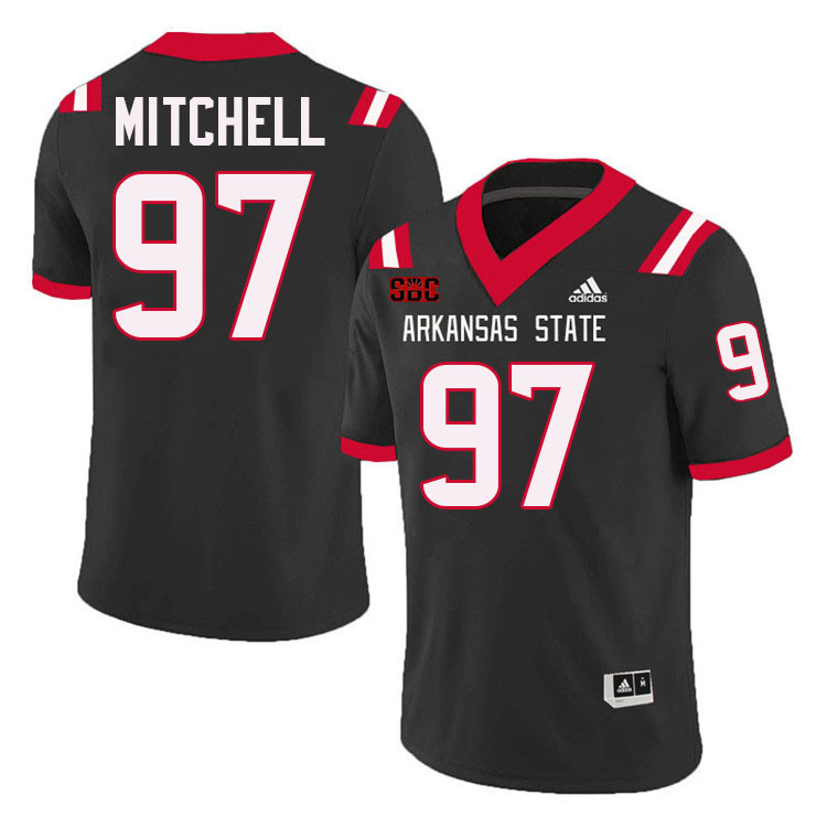Simeon Mitchell Arkansas State Jersey,Arkansas State Red Wolves Football Uniforms,Jersey-Black Simeon Mitchell Arkansas State Jersey,Arkansas State Red Wolves Football Uniforms,Jersey-Black